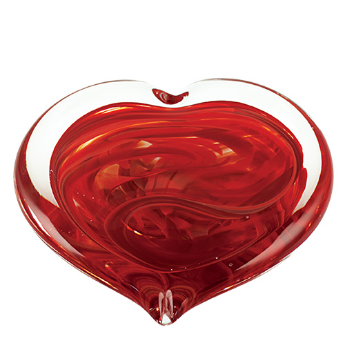  Malta,  Malta,Glass Valentine's Malta,Glass Valentine's, Ruby Red Solid Heart Malta, Mdina Glass Malta