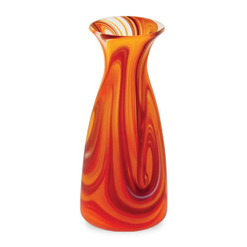 Oranges & Reds Frosted Carafe Malta,Glass Lifestyle Range Malta, Glass Lifestyle Range, Mdina Glass