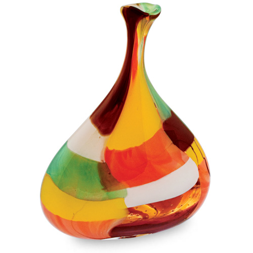 Africa Medium Tri Vase Malta,Glass Africa Malta, Glass Africa, Mdina Glass