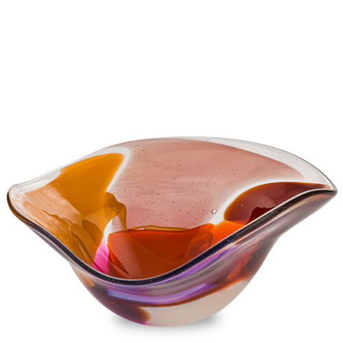 Naia Miniature Tri Bowl Malta,Glass Decorative Bowls Malta, Glass Decorative Bowls, Mdina Glass