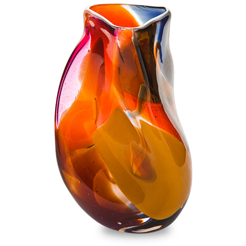 Naia Miniature Triple Swirl Vase Malta,Glass Vases Malta, Glass Vases, Mdina Glass