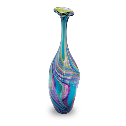 Lifestyle 'D' Medium Triple Swirl Bottle Vase Malta,Glass Lifestyle 'D' Malta, Glass Lifestyle 'D', Mdina Glass