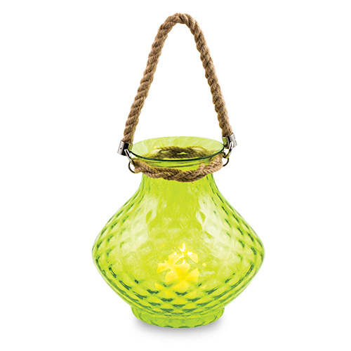 Genie Lantern with rope handle Malta,Glass Textured Range Malta, Glass Textured Range, Mdina Glass