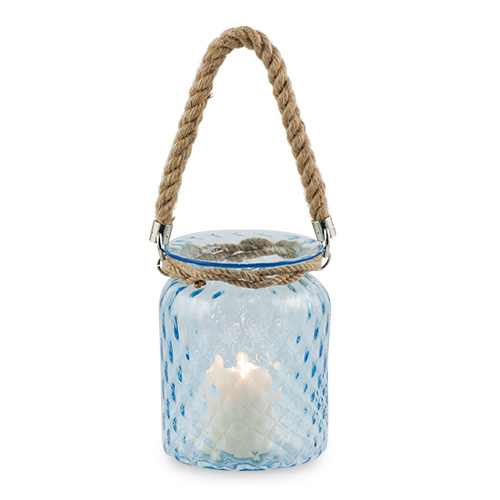 Small Ming Lantern with rope handle Malta,Glass Lanterns Malta, Glass Lanterns, Mdina Glass