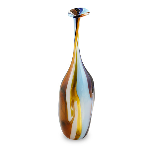Agape Medium Triple Swirl Bottle Vase Malta,Glass Agape Malta, Glass Agape, Mdina Glass