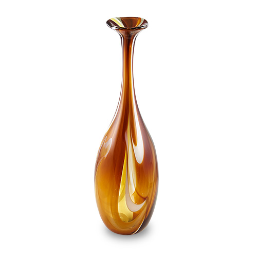 Caspia Large Barrel Bottle Open Top Vase Malta,Glass Caspia Malta, Glass Caspia, Mdina Glass