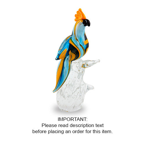 Small Parrots on Base Malta,Glass Sculptures Malta, Glass Sculptures, Mdina Glass
