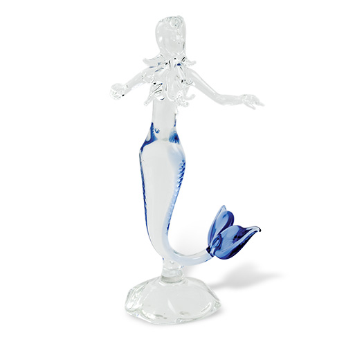 Mermaid  Malta,Glass Figurines Malta, Glass Figurines, Mdina Glass