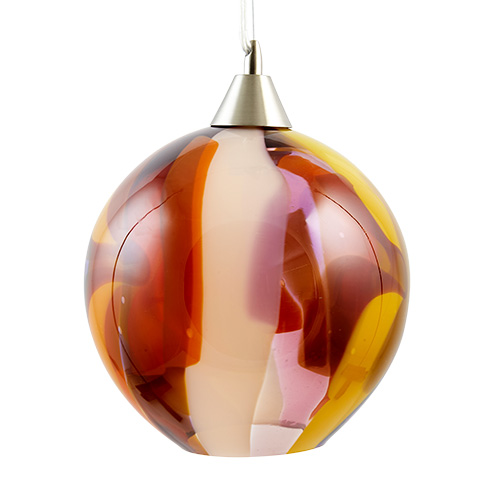Naia Medium Hanging Ball Light Malta,Glass Contemporary Collection Malta, Glass Contemporary Collection, Mdina Glass
