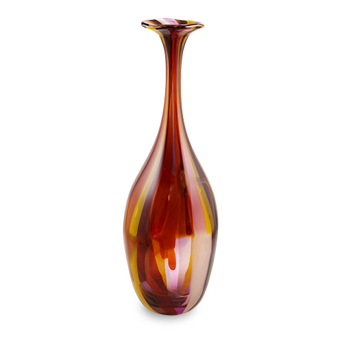 Naia Large Barrel Bottle Open Top Vase Malta,Glass Naia Malta, Glass Naia, Mdina Glass