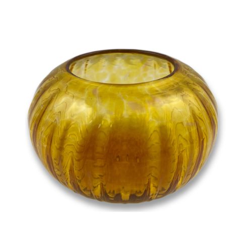 Mini Oval Candleholder Malta,Glass Textured Range Malta, Glass Textured Range, Mdina Glass