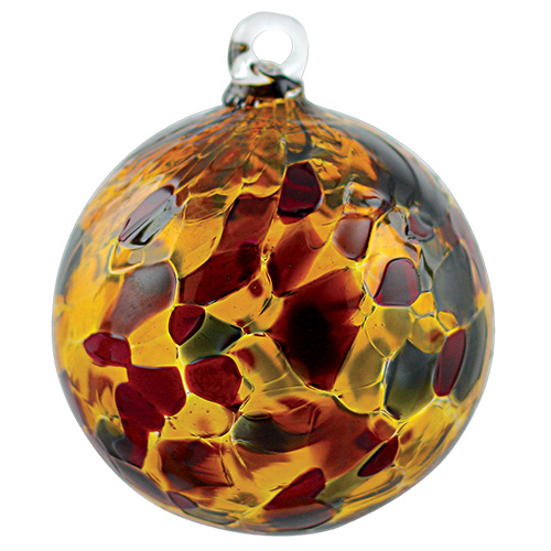 Sparkle Red Small Round Bauble Malta,Glass Baubles Malta, Glass Baubles, Mdina Glass