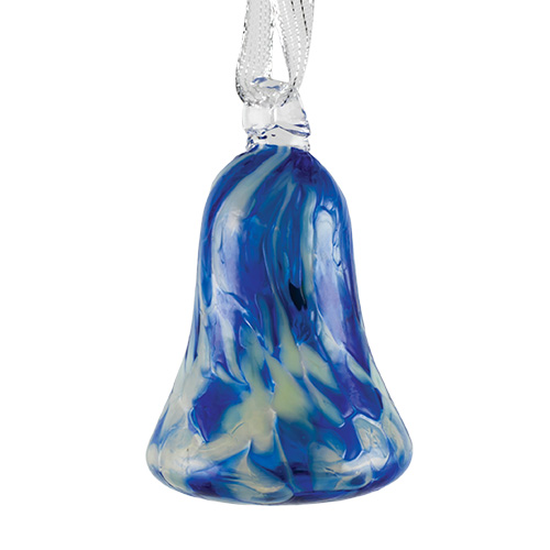 Candy Blue Bell Bauble Malta,Glass Baubles Malta, Glass Baubles, Mdina Glass