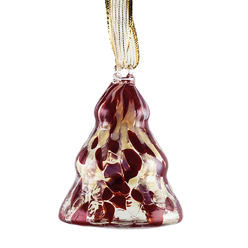 Candy Red Tree Bauble Malta,Glass Baubles Malta, Glass Baubles, Mdina Glass